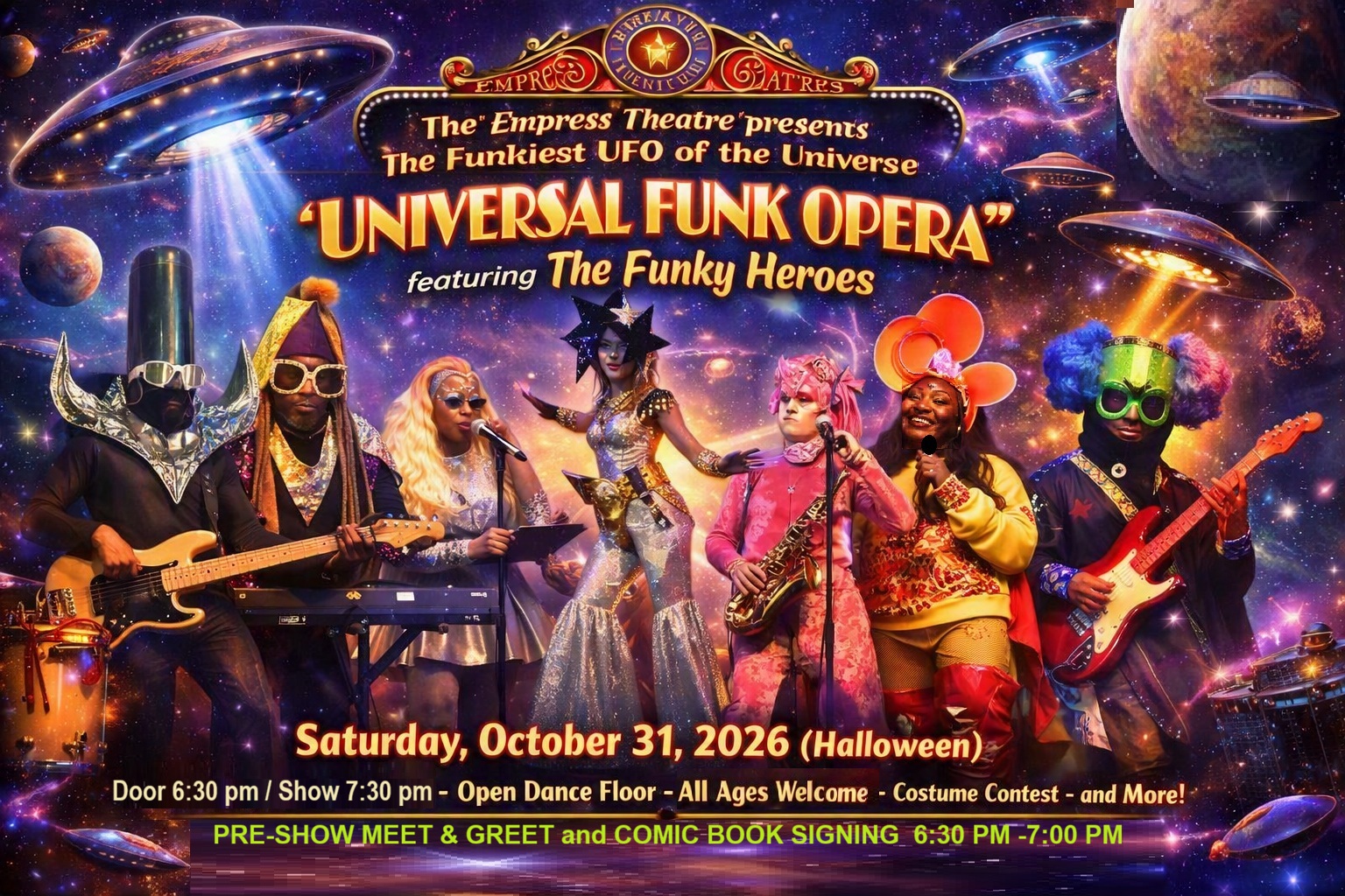 UFO — Universal Funk Opera featuring The Funky Heroes