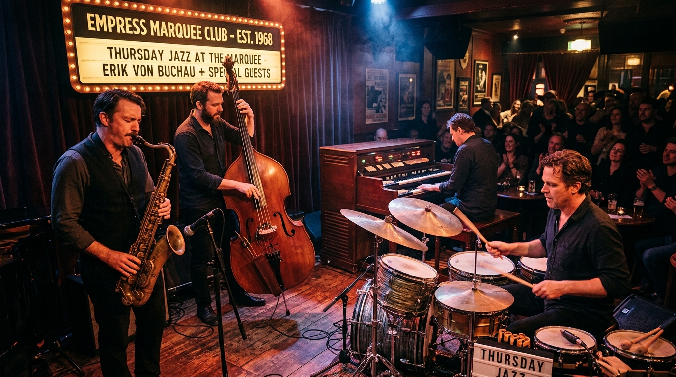 Thursday Jazz at the Marquee — Erik von Buchau + Special Guests
